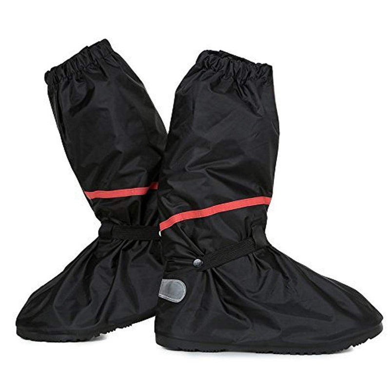 Shoe Covers,Women Men Non-slip Waterproof Zipper Rain Snow Shoes Boots Covers Reusable for Outdoor Camping Fishing Cycling Riding Bike Motorcycle Rain Suit Shoe Cover Protective Gear Travel Overshoes L: Men (US 7.5-8.5) / Women (US 9-10)