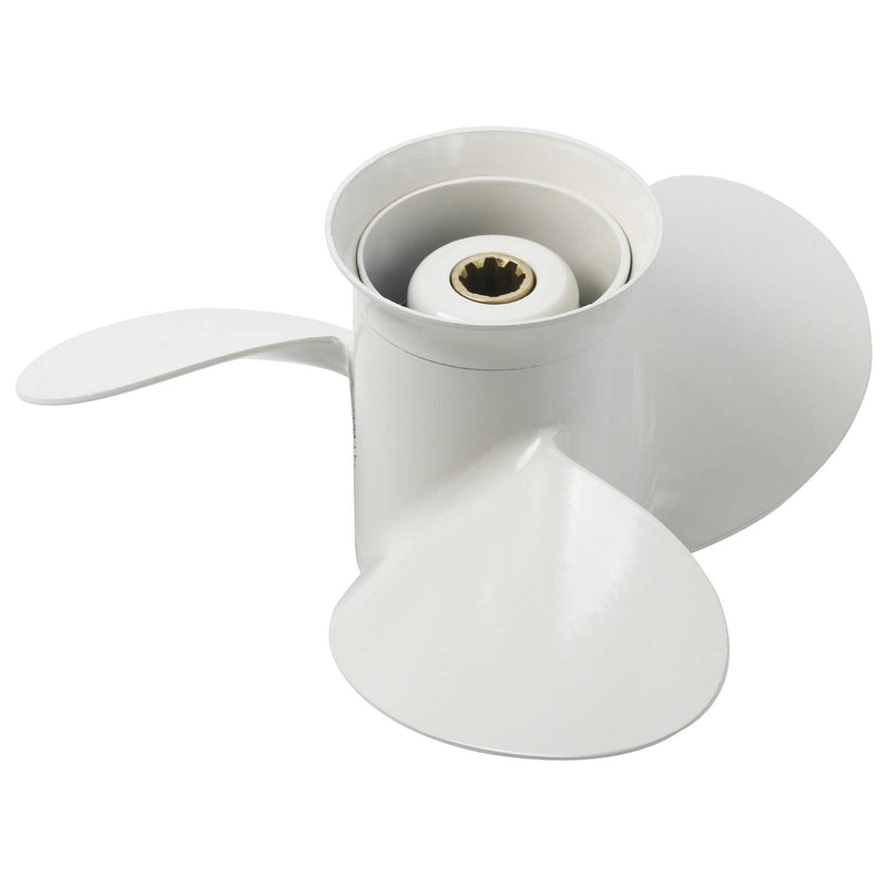 NovelBee Aluminum Alloy Boat Propeller for Yamaha 9.9-15 HP Outboard Motor (9 1/4x9-J)