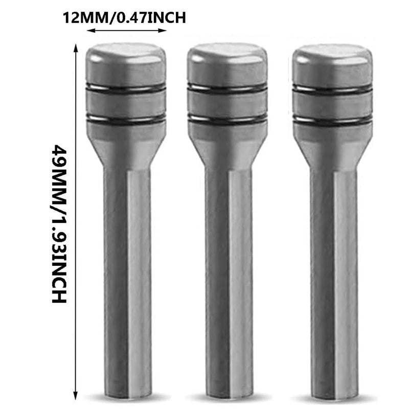 4 Pcs Car Door Lock Knobs, Universal Door Lift Bolt Auto Inner Door Pull Pins Aluminum Alloy Door Lock Pin Cover Modification Door Lock Bolt Pin Cover for Cars, Trucks (Gray) Gray