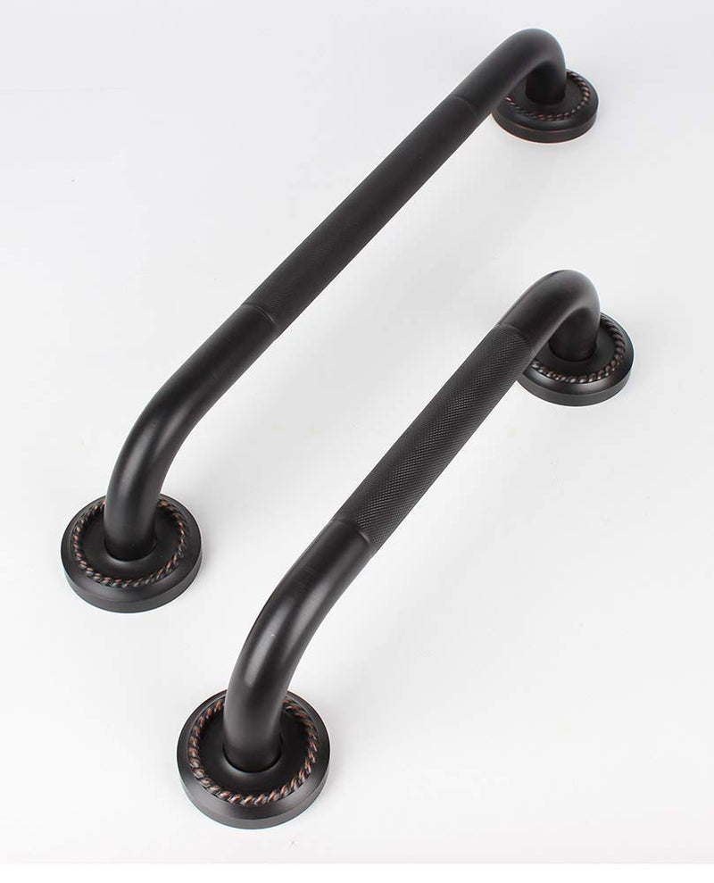 24-Inch Grab Bar Featuring Anti-Slip Handrail, Oil Rubbed Bronze, Bathroom Bathtube Shower Safety Rail Mh 24 Inch (Pack of 1)