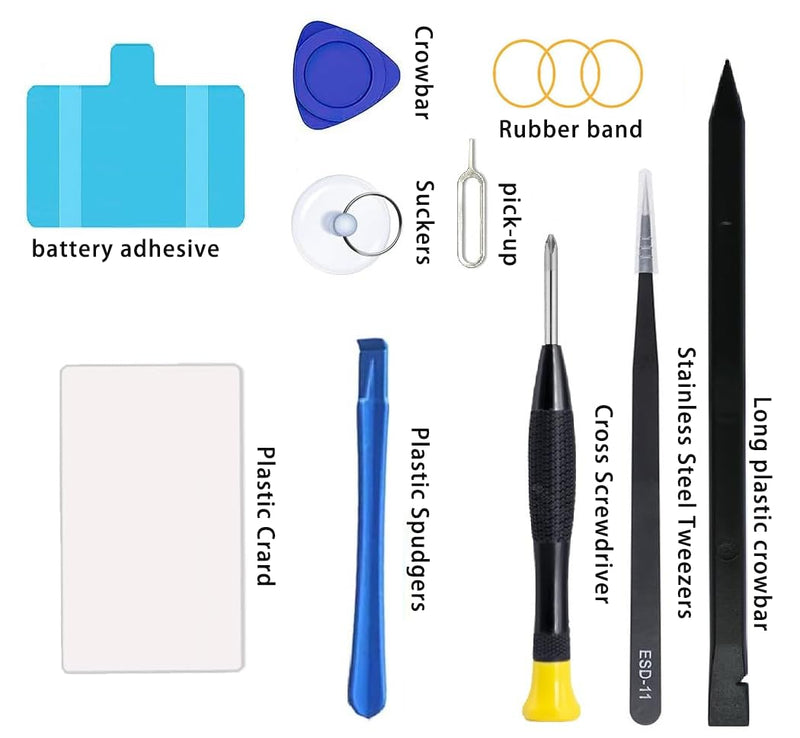 Galaxy A50 Battery,Upgraded Battery Replacement for Samsung Galaxy A505F /A30 SM-A305 /A20 A205FN A202F /A30s SM-A307,EB-BA505ABU with Professional Repair Tool Kits Galaxy A50