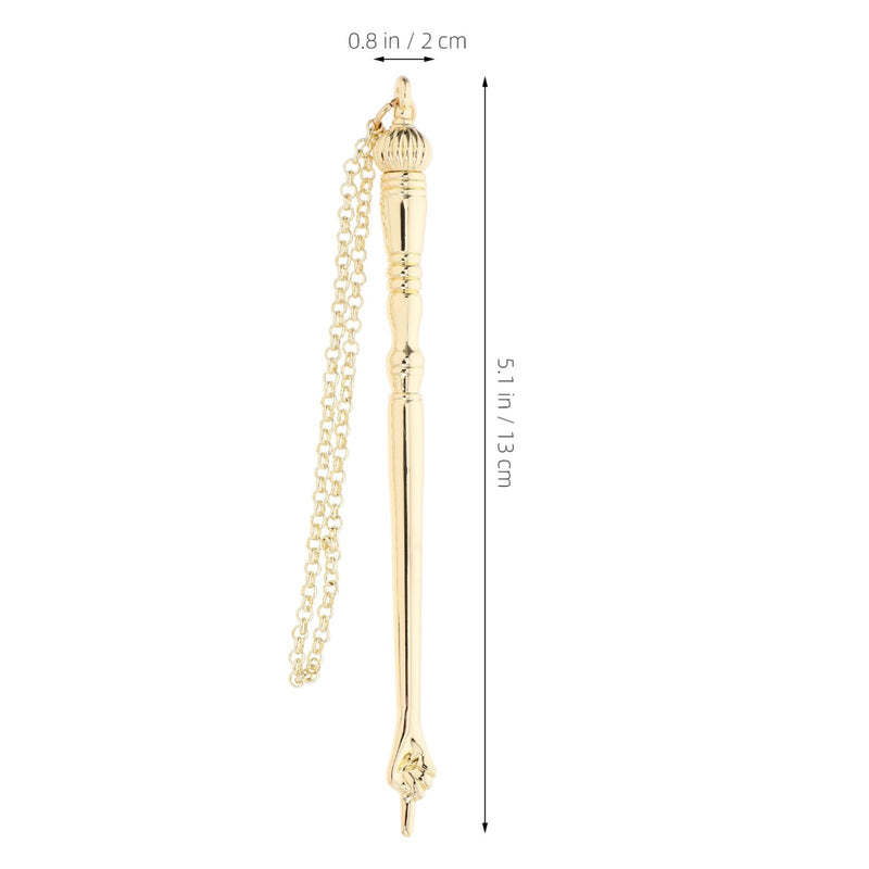 SAFIGLE Jewish Present Bible Reading Pointer Tool：Golden Metal Finger Pointer for Accurate Scripture Reading, Ergonomic Design for Comfortable Use in Home, Church, School, or Travel Golden Onion Top