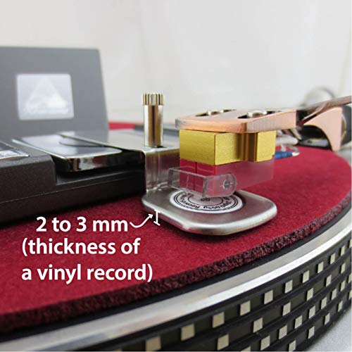 Precision Record Level Digital Turntable Stylus Force Scale Gauge for Tonearm Phono Cartridge VTF, 0.005g Resolution (Graphite) Graphite