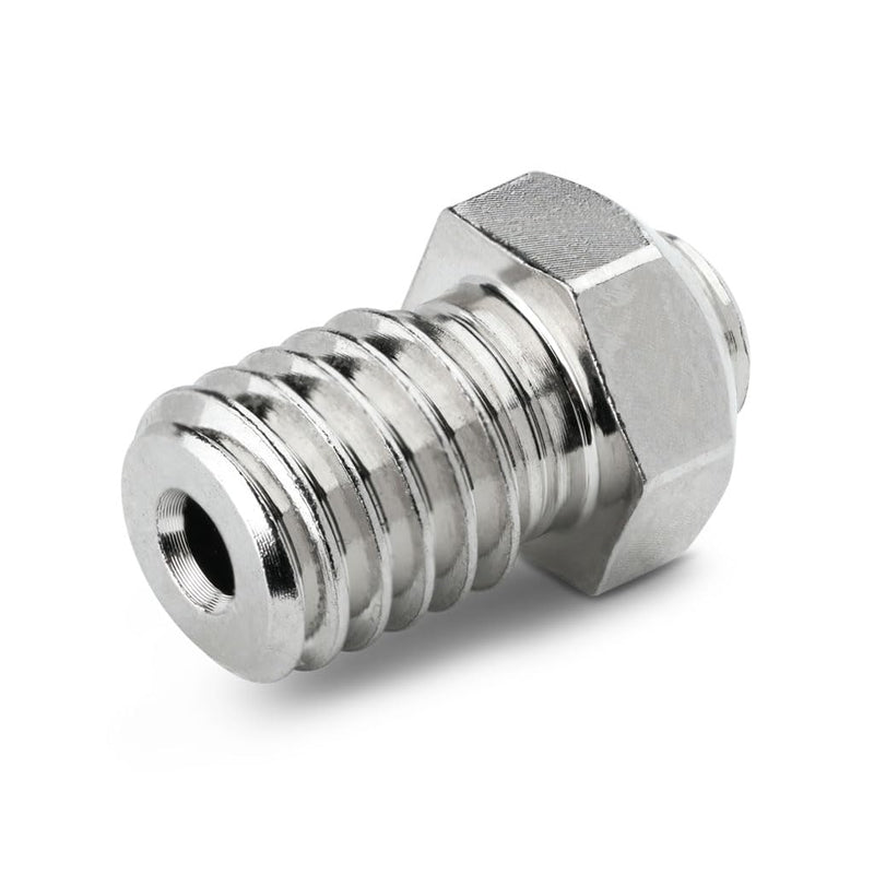 Tungsten Carbide Nozzle 0.4mm for E3D V6 Hotend, Prusa i3 MK3S / MINI, Anycubic i3 Mega/Kobra/Kobra Neo, High Thermal Conductivity Abrasion Resistance, Nickel Plated Copper Tungsten Carbide 0.4mm Nickel Plated Copper