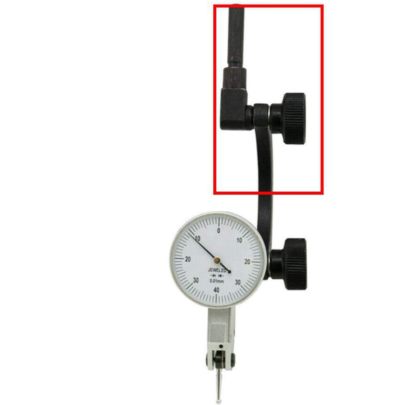 Dial Indicator Holder 8mm Adjustable Center Arc Support Stand for Precise Machinist Mechanics Gauges
