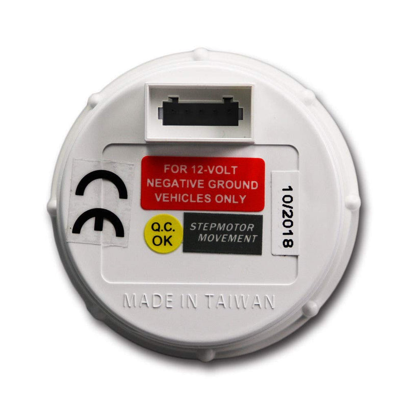 MOTOR METER RACING MGS Series 52mm 2-1/16" Electrical Oil Temperature Gauge 100~300 °F Black Dial White & Amber LED Backlit Waterproof