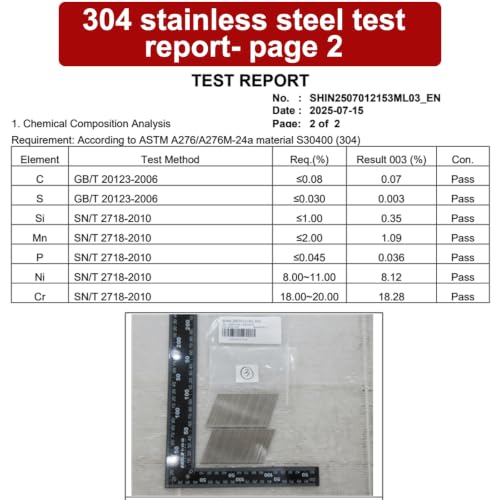 16 Gauge 20 Degree Angled 1-1/4~2-1/2" 304SS Finish Nails, 1000 Pack