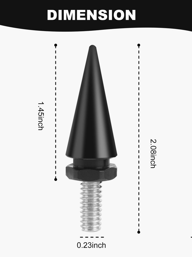 Motorcycle Windshield Bolts, Windscreen Screws, Fairing Bolts Compatible for Harley Davidson Electra Glide, Street Glide, Ultra Classic, Ultra Limited, Tri Glide 1996-2013 Black