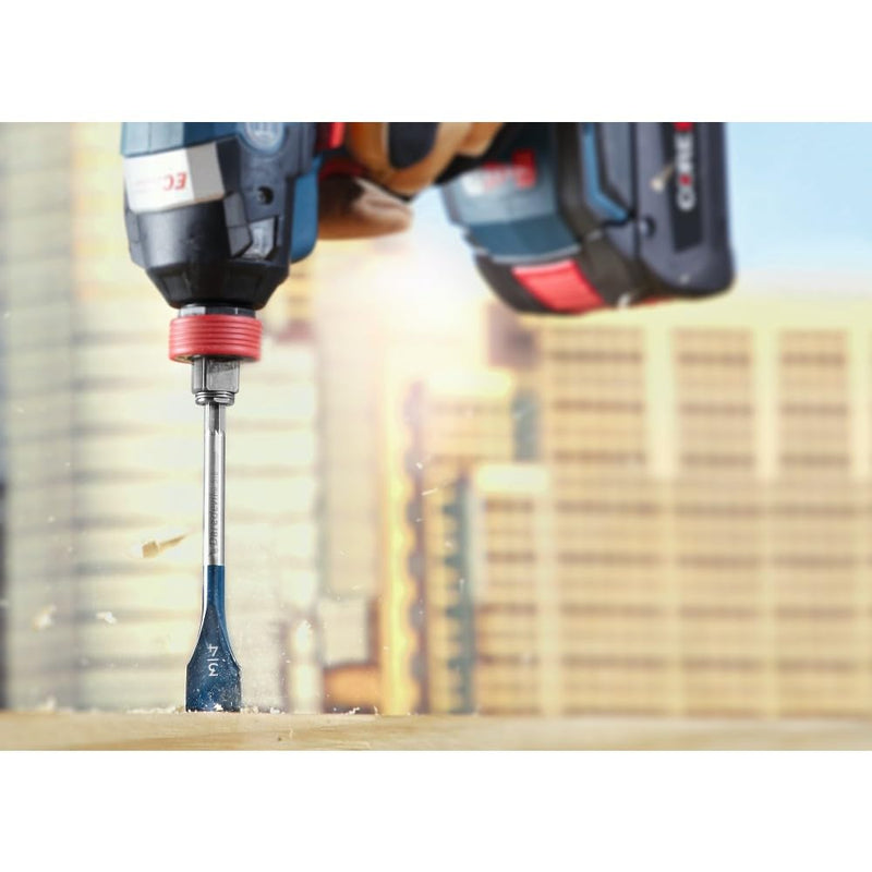 Bosch DSB5013P 13-Piece Spade Drill Bit Set Universally Compatible Spade Bit Set