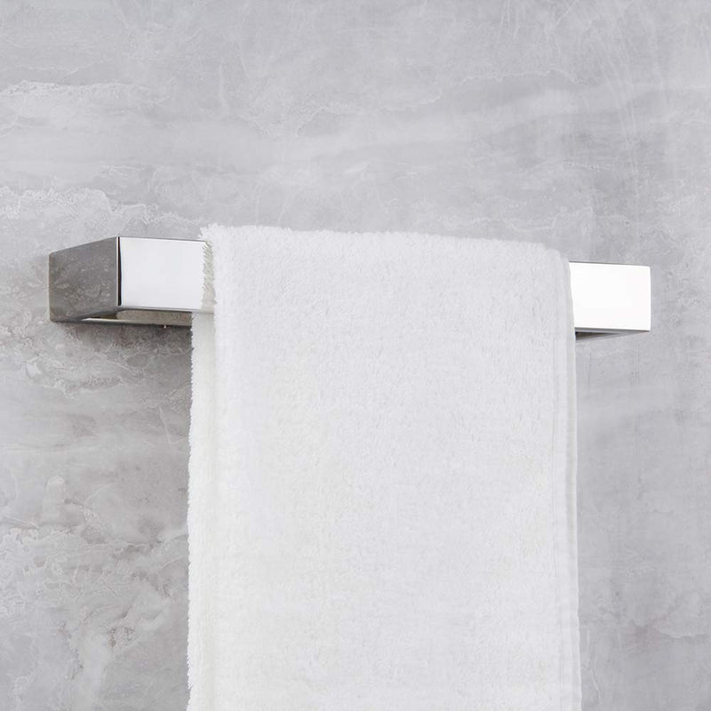 Bathroom Towel Ring Polished Stainless Steel Wall Mounted Hand Towel Bar Modern Square Style Towel Rack, D69018C