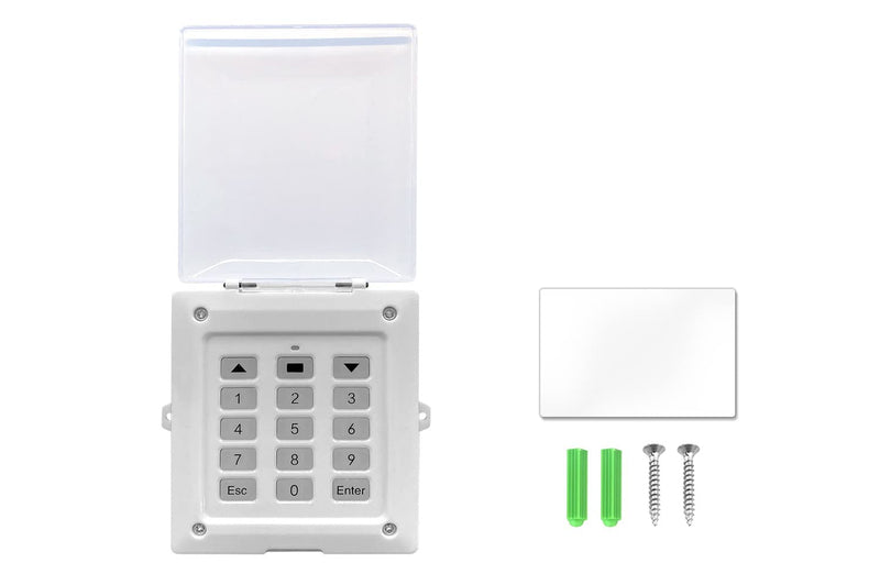 Blütezeit Wireless Keypad Digital Access System, Automatic Security Code Entry, Gate Operator Panel Remote Control for Automatic Sliding Gate Opener Motor Wireless MWK10