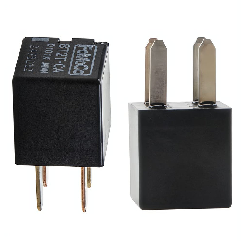 2 Pack 8T2T-CA 8T2T-0101K-CA Replaced 5L3Z-14N089-AA 8T2Z-14N089-C OEM Hight Power Relay 12VDC for Ford Various Models,Lincoln 2