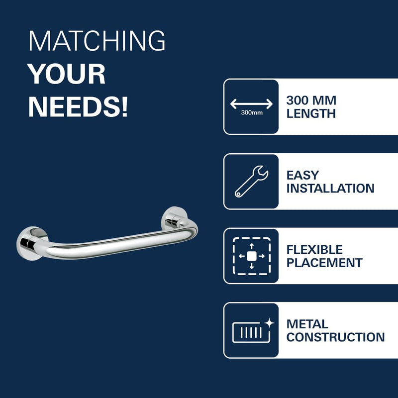 Essentials Grab Bar, Starlight Chrome
