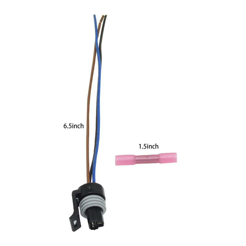 HiSport Oil Pressure/Throttle Position/Fuel Injection Pressure Sensor A/C Refrigerant Pressure Switch Connector Pigtail 5C3Z-12224-A 1832022C92 Compatible with Ford - 3 Way Butt Plug