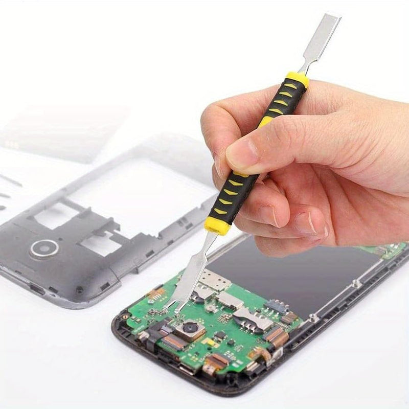6Pcs Electronics Repair Tool Kit, Metal Spudger Pry Tool for Phone Laptop Tablet, Double-Sided Opening Tool Set for Devices, 6pcs