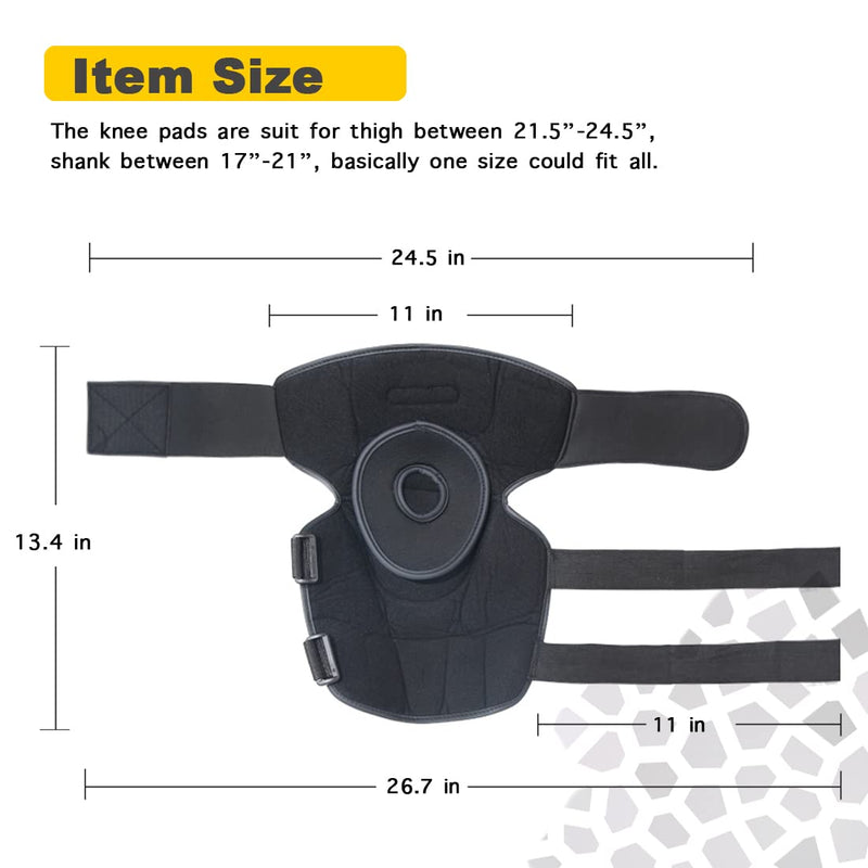 Motorcycle Knee Pads, High-Impact Shell Flexible and Breathable MTB Knee Pads for Mens