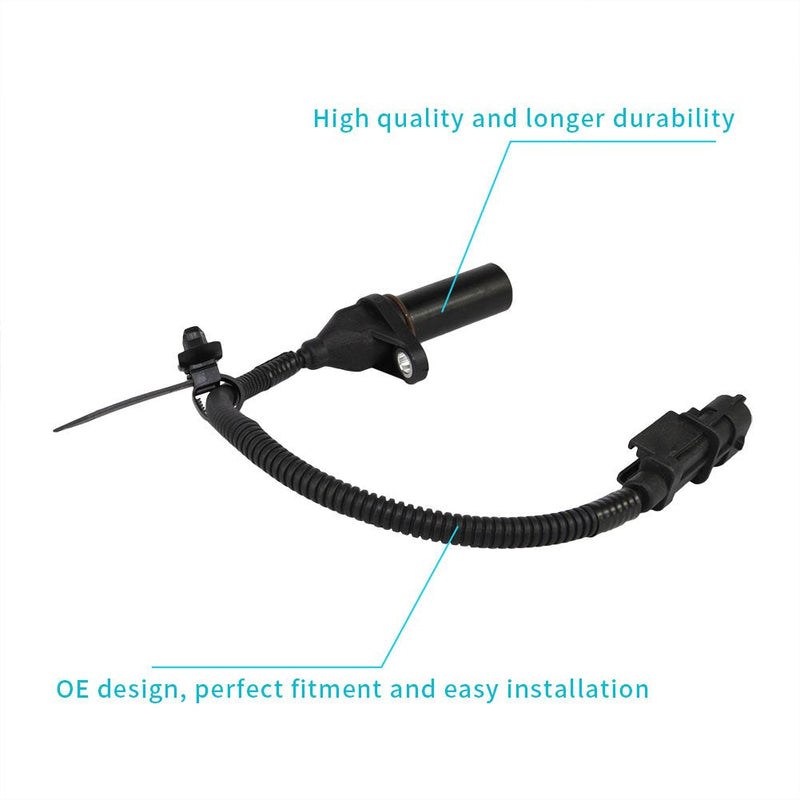 ZBN 39180-2B000 Crankshaft Position Sensor Fit for Hyundai Kia:Elantra 2011-2015,Accent Veloster Rio 2012-2014,Soul 2010 2011 2012 2013 2014,391802B000