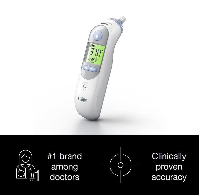 Braun ThermoScan 7 Ear Thermometer with Age Precision - Black Edition, IRT6520B