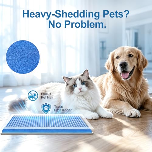 12"x90" Cut to Fit Air Vent Filter Roll, Floor Registers, AC Dust Filter 12" x 90" x 0.5"