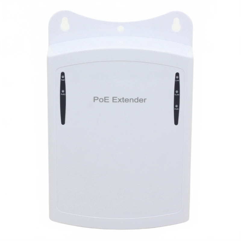 1 to 2 Port PoE Extender Cascade Repeater Outdoor Rainproof 3-Port PoE Switch