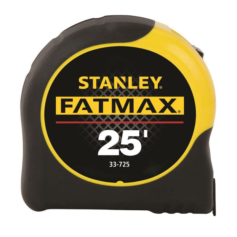 STANLEY FATMAX Tape Measure, 25-Foot (33-725) Black, Yellow 25 Foot