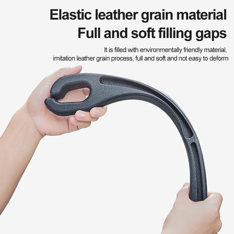 Car Seat Gap PU Filler Set of 2，Stop Things from Dropping，Filler with Organizer & Hook Function,Fill The Gap Between Seat & Console (Black) black
