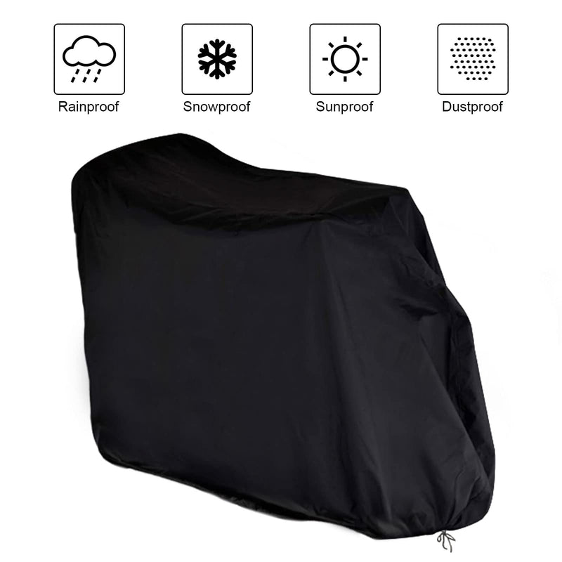 Mobility Scooter Cover,Waterproof Scooter Cover for Outdoor Storage,Heavy Duty Electric Mobility Scooters Accessories All-Weather Protection Covers - 48 x 22 x 38 Inch 48" x 22" x 38"