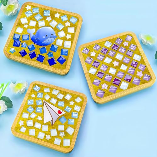  [AUSTRALIA] - Mosaic Crystal Grout, Mosaics Tile Tools, Mosaic Tile Accessories – Essential for Handmade Grouting and Perfect for DIY Craft Projects (Yellow, 8.8oz)