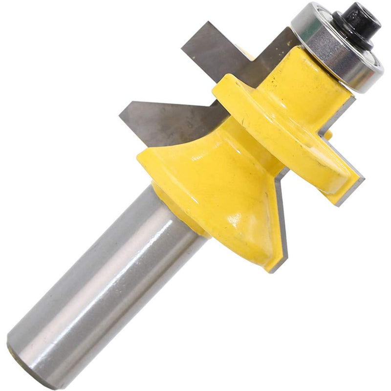 Profession Tongue and Groove V-Notch 1/2" Shank Router Bit Set 45 Degree Woodworking Milling Cutter