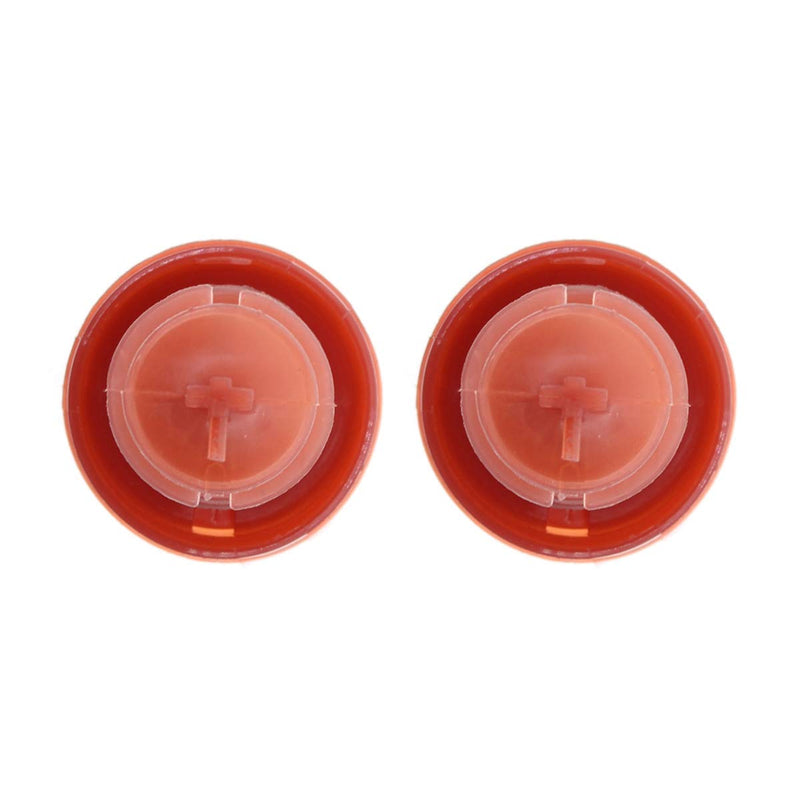 AUTOKAY Hydraulic Power Steering Pump Red Reservoir Cap Plug Cover Fit for Honda for Acura (Pack of 2)