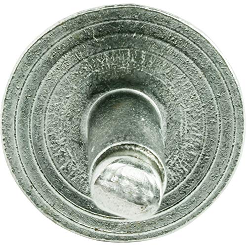 Fastenere Large Flange Pop Rivets - 3/16" x 1/4" (25 Pack) Heavy Duty, Stainless Steel Blind Rivets, Open End 6-4 Grip Range .188" - .250", Corrosion Resistant, High Tensile & Shear Strength 3/16" x 1/4" (6-4) (25 Pack)