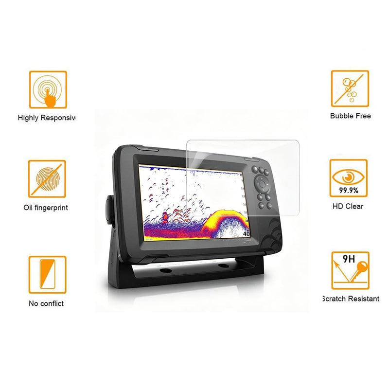 For Lowrance Hook Reveal 7 / Hook 2 7" Display Screen Protector , 3 Pack | HD clear, anti-scratch, bubble-free, case-friendly PET film For Lowrance Hook Reveal 7 / Hook 2 Fishfinder Chartplotter