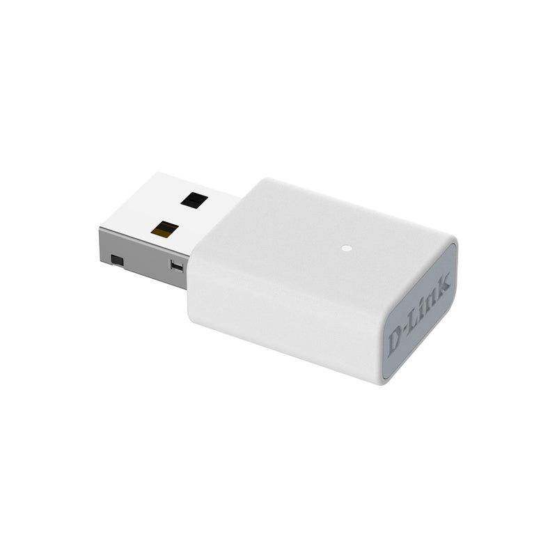 D-Link AC1300 USB WiFi Adapter —2.4/5GHz Dual Band Wireless Internet Travel Size for Desktop PC Laptop —MU-MIMO Plug & Play —Supports Windows 10/11 Drivers —WPA3 Enhanced Security (AC13U) AC1300 USB Adapter White