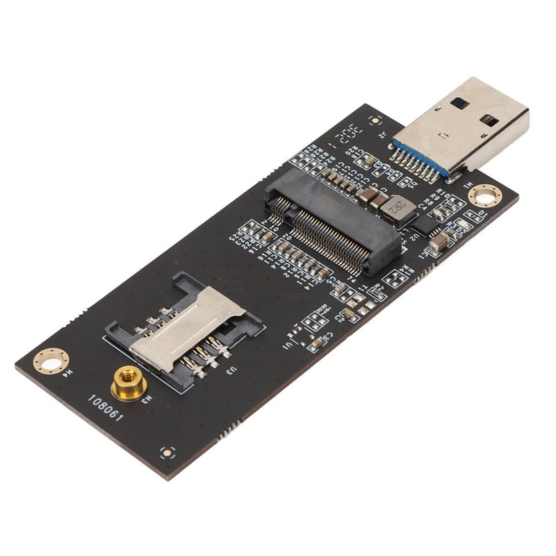 NGFF to USB 3.0 Adapter with SIM Slot – Plug and Play M.2 Card Reader for Windows for Linux, 30×42 Key B WWAN LTE Support