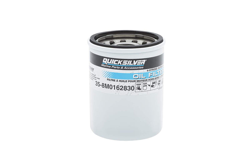 Quicksilver 8M0162830 Oil Filter for Select Mercury and Mariner 4-Stroke Outboards 25-115hp 40-60HP & 75-115HP 2.1L