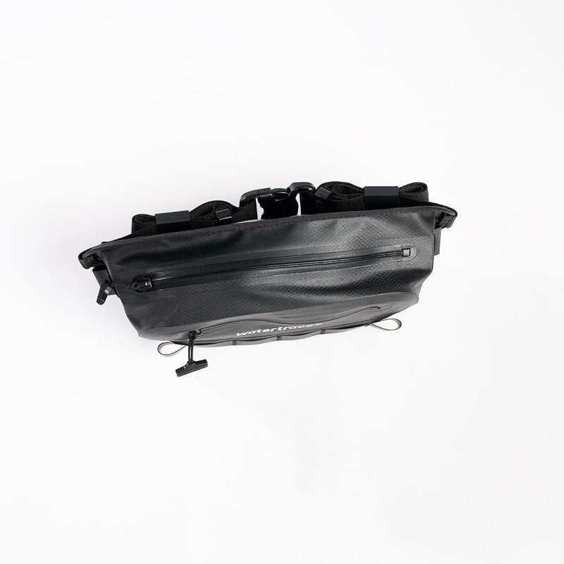 Waterproof Fanny Pack, Sealed Waterproof Zipper Waist Bag, 3L, for Drifting, Snorkeling, Boating, Kayaking, and Swimming,SUP,Water sports (Black) Black