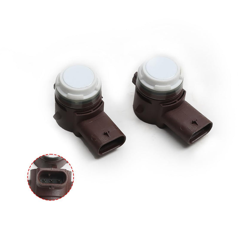 1127502-01-D 2Pcs Front Rear PDC Bumper Backup Parking Assist Sensor 1127502-03-C Replacement for Model Y Model 3 Model X Model S EV AWD All-Wheel Drive 1127502-11-D 1127502-03-C 11275