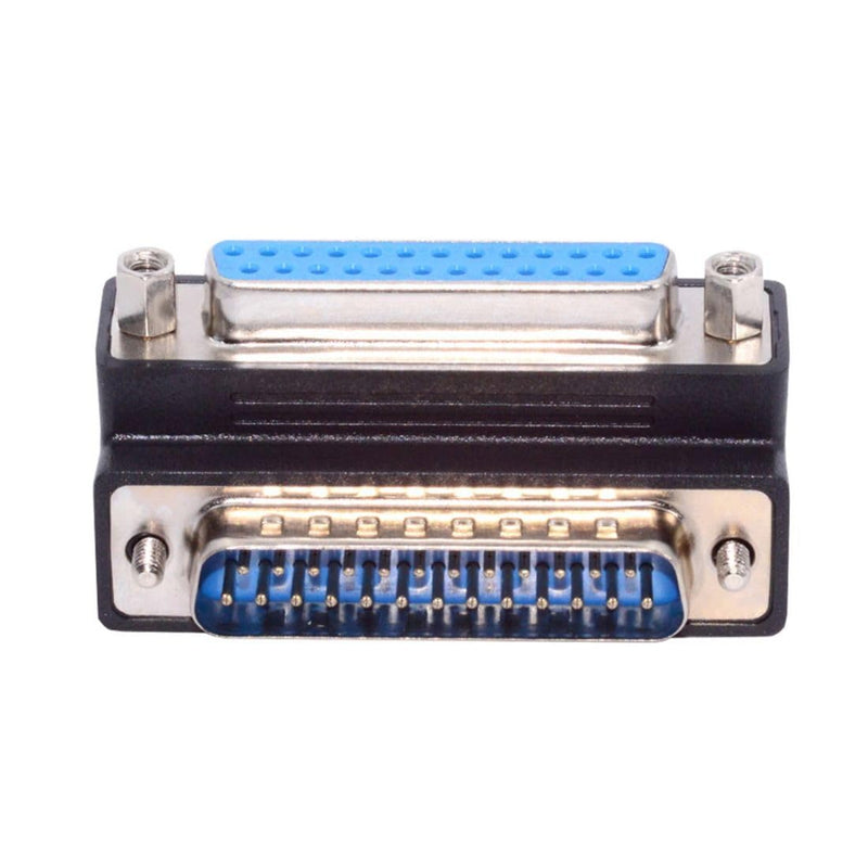 chenyang RS232 DB25Pin Serial Port 90 Degree Down Angled Connector Parallel LPT AES/EBU Adapter