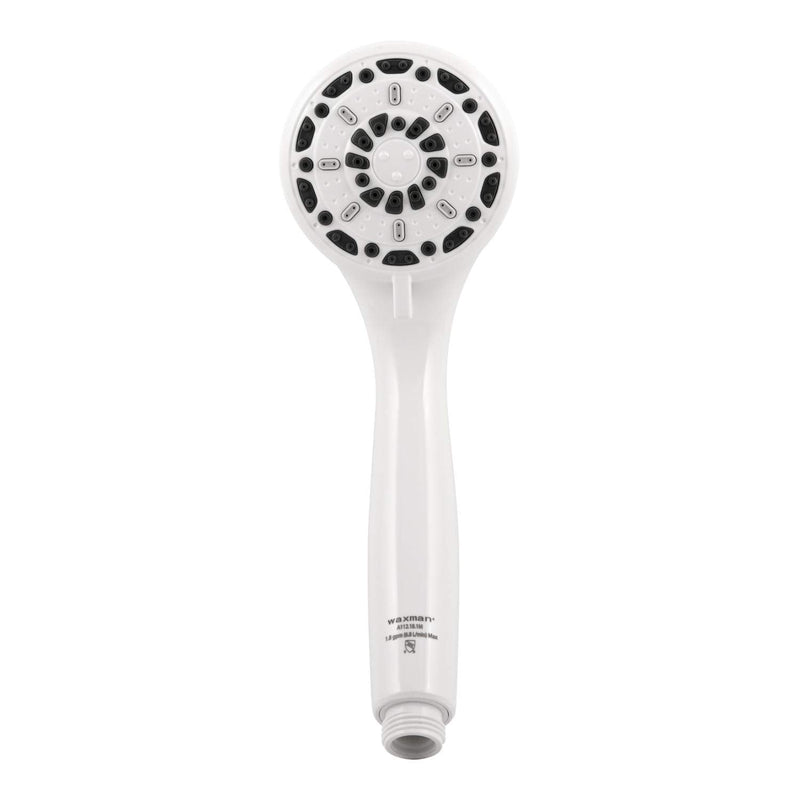 Aqua Vista 3-in. White Handheld Shower Head with 3 Spray Settings 8333510, Variable Spray Shower Head Works as Spa Shower Head and Massage Shower Head, Showerhead House Essentials for New Home
