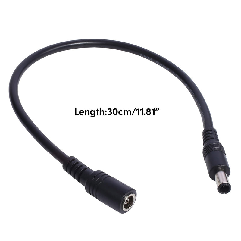 Male to Female Extension Cable 6.5x4.4mm Connector Charging Connection Cable Cord for Computer Display Monitors