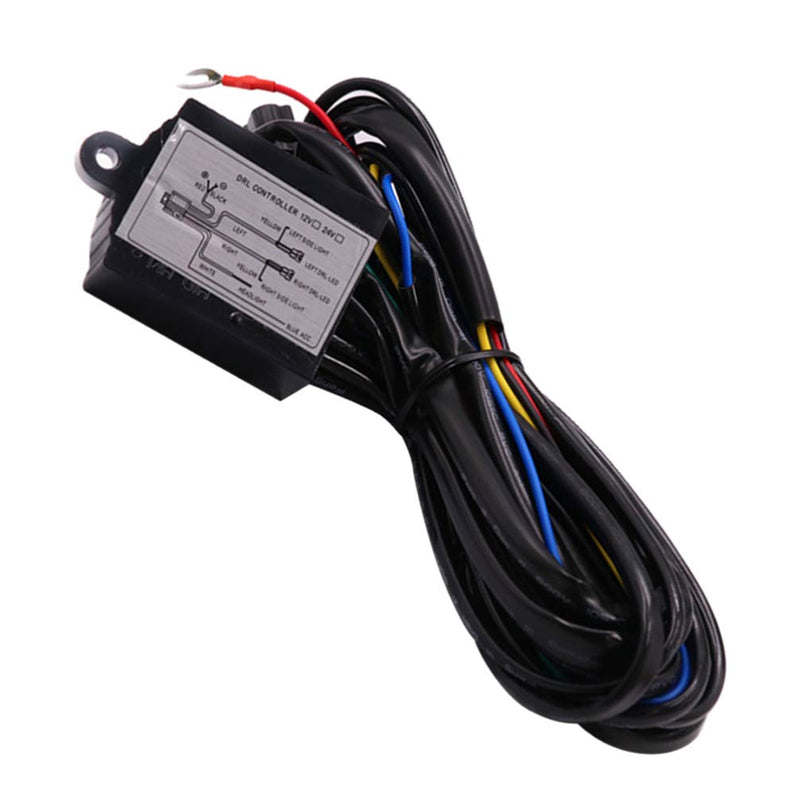 Garneck LED Daytime Running Light Automatic Controller, Universal DRL ON/Off Controller with dimmer, Delay, Turn, Blinker Fuction for Auto Car Accessories (12V)
