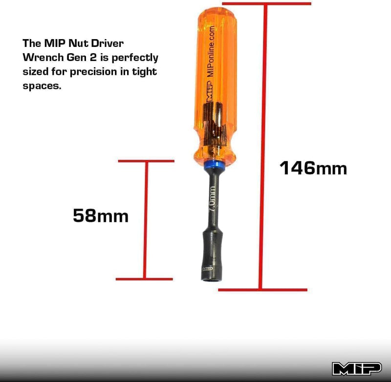 MIP Metric 3 Pack Hex Driver Wrench Set - Precision Drivers Miniature Screwdriver RC Tools (Hex Nut Driver Tool Kit) Hex Nut Driver Tool Kit