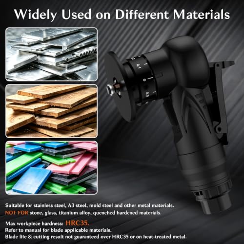 Pneumatic Chamfer Tool with 6 C & 6 R Angle Blades, 30000 RPM-Black Black
