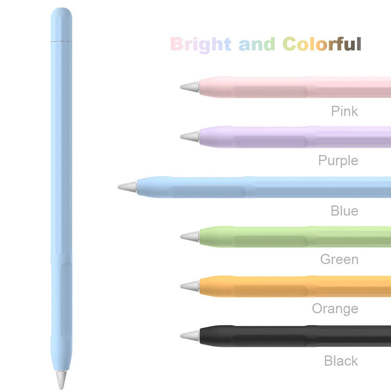 YINVA Case, Grip, Accessories Holder for Apple Pencil 1st Generation, Cover Sleeve with Protective Nib Cover for iPad Pencil(Blue) Blue For 1st Gen