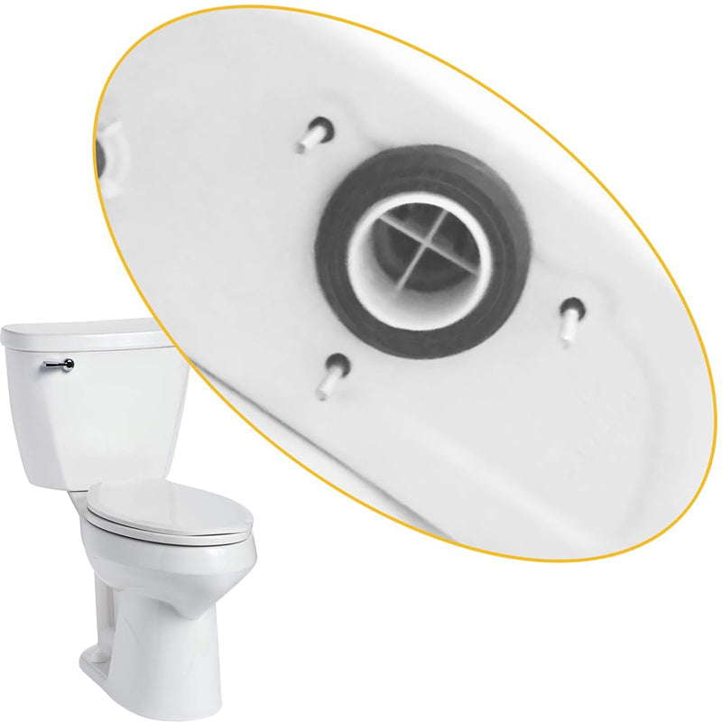 Upgrade 630-0204 2" Tank to Bowl Bolt Kit Replacement for Mansfield Toilet Repair Kit Inside Tank, Includes Gasket, Bolts and Other Essential Parts (Black)