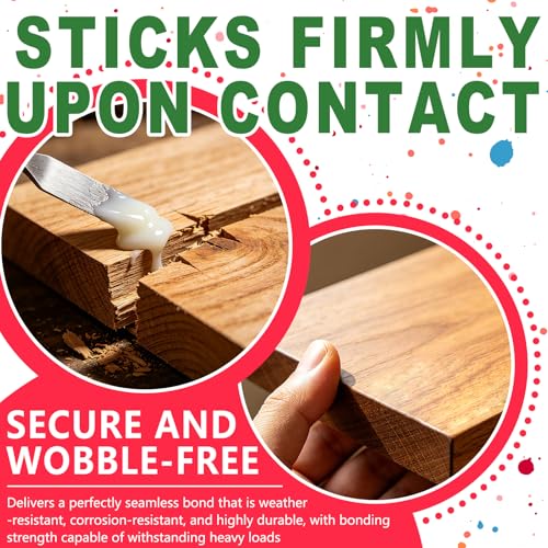 Wood Glue, 5.3 oz Glue for Woodworking, Strong Glues for Furniture, Paper, Carpentry, DIY, Crafts Projects, Easy to Use (150g) 150g