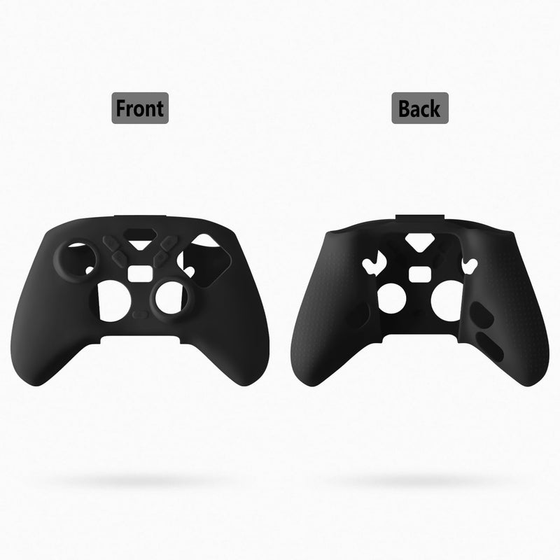 Geiomoo Silicone Cover for ASUS ROG Raikiri II Xbox Controller Case, Soft Flexible Scratch Resistant Protective (Black) Black