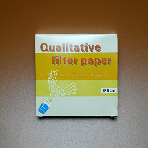 2Pack 90mm 20-25μm Qualitative Filter Paper OD=9cm Speed Fast 100Pcs/Pack