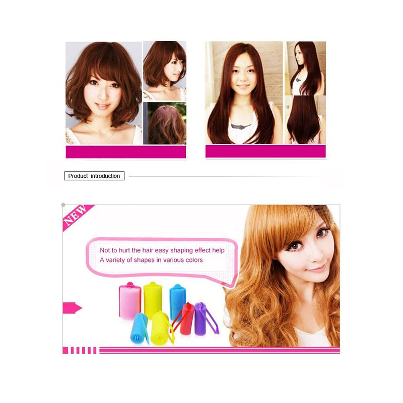  [AUSTRALIA] - Leier 27Pcs/lot Magic Foam Sponge Hair Curlers Roller Salon Hairdressing Hair Styling Barber Benders Hair Rolling Tool