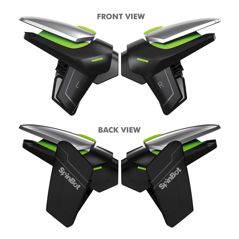 BattleMods NinjaX Mobile Gaming Triggers 5X Faster with Capacitive Conduction for BGMI/Free Fire Max/COD Mobile - (Black) NinjaX